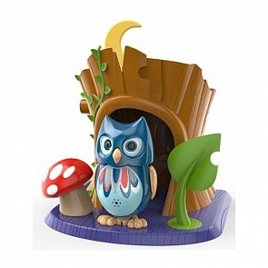 Сова с домиком, темно-синяя со светло-коричневыми крыльями (Silverlit, 88359-4)